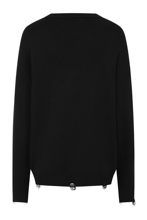 Zwart wit Lumi trui - Babashope - 4