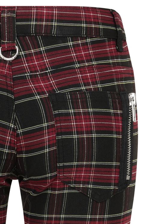 Burgundy tartan forever yours broek - Babashope - 4