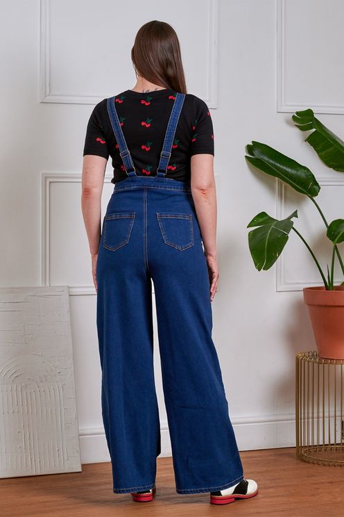 Denim blue Tamara Dungarees - Babashope - 6