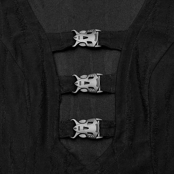 cyberpunk sleeveless jurk - Babashope - 5