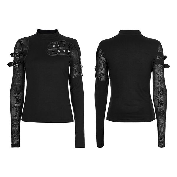 Punk rave collar top - Babashope - 5