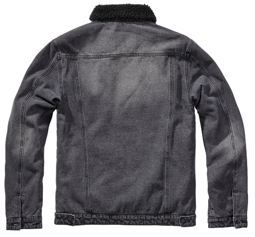 Sherpa Denim jacket (Blk) - Babashope - 5