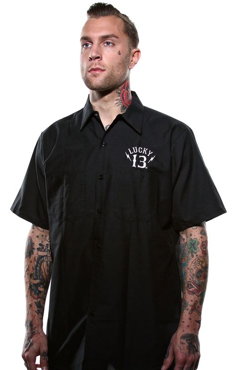 Black Sin - Worker Shirt - Lucky13 - Babashope - 3