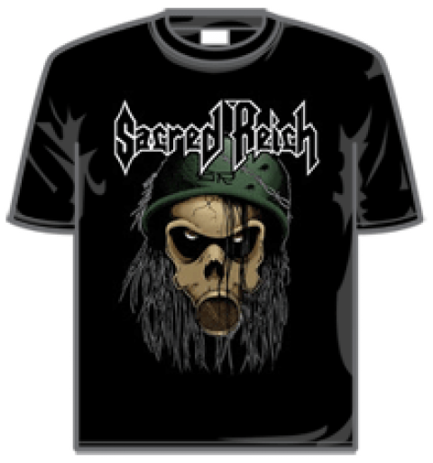 Sacred Reich Shortsleeve T-Shirt Gas Mask - Babashope - 2