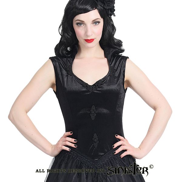 Sinister - Darkdreams – Long Gothic Dress - Babashope - 5