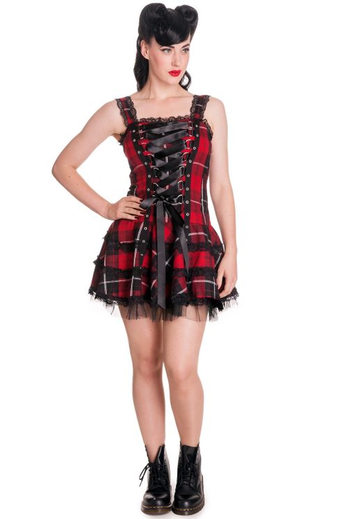 Harley dress rood Hell bunny - Babashope - 7