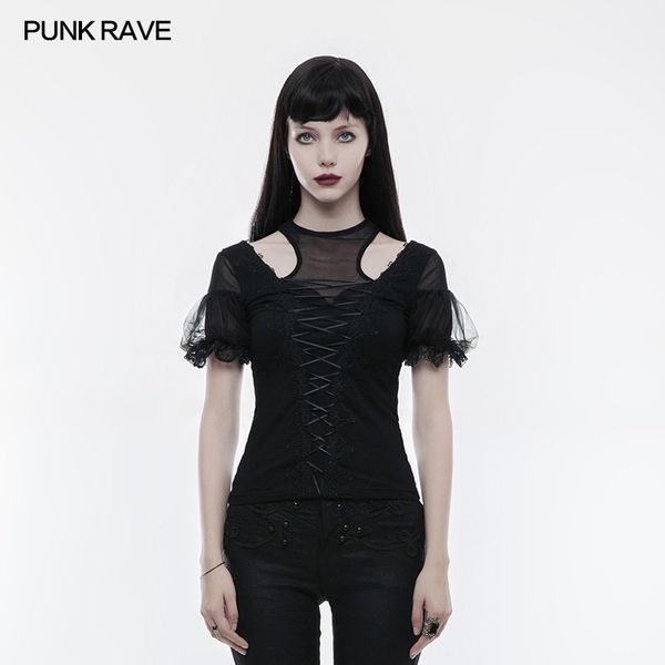 Black Dahlia Gothic Top - Babashope - 5