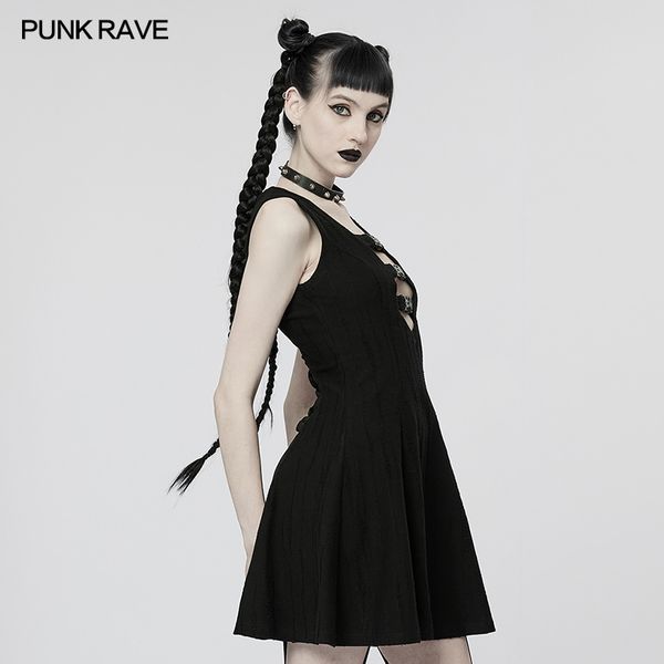 cyberpunk sleeveless jurk - Babashope - 5