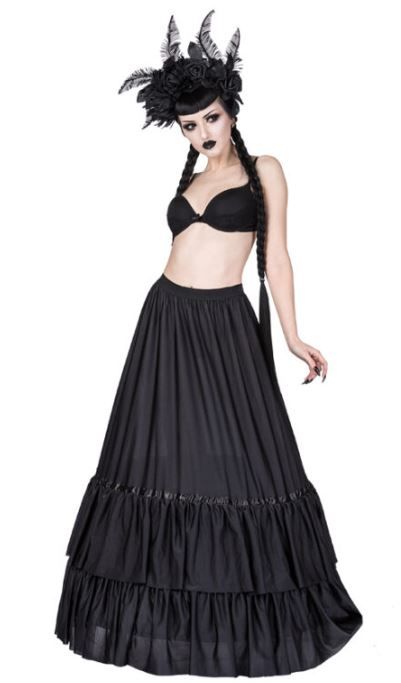 Sinister 472Crinoline Rok zwart - Babashope - 3