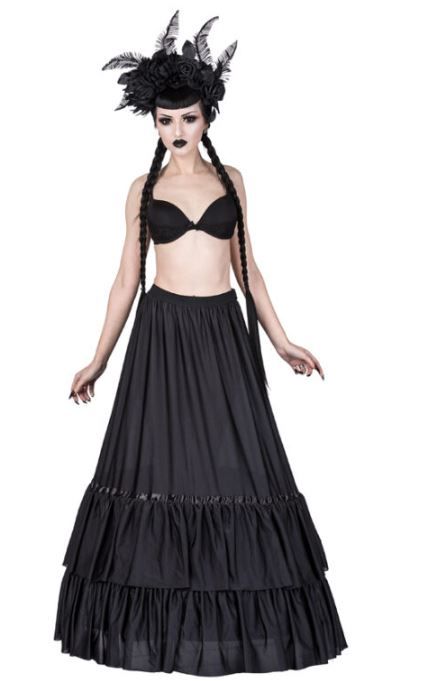 Sinister 472Crinoline Rok zwart - Babashope - 3