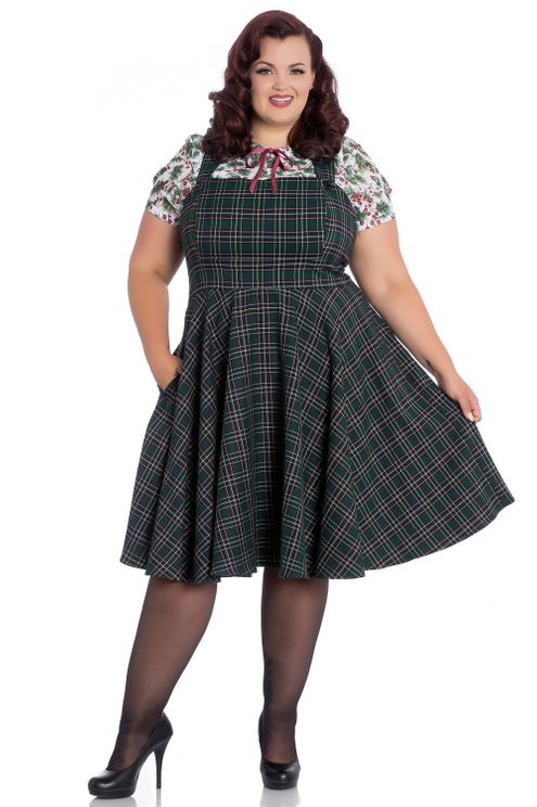 Peebles pinafore jurk Groen) - Babashope - 6