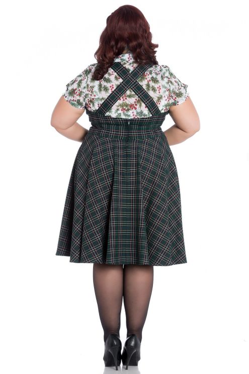 Peebles pinafore jurk Groen) - Babashope - 6