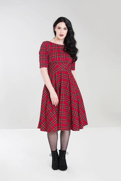 Irvine tartan 50's jurk - Babashope - 9