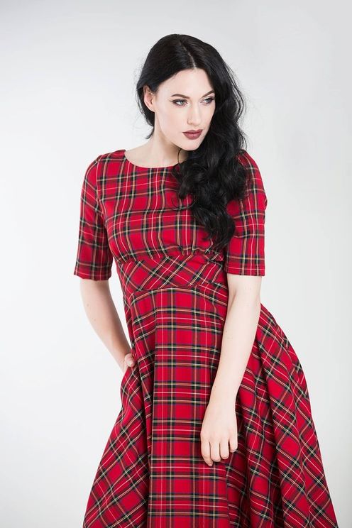 Irvine tartan fifties jurk - Babashope - 9