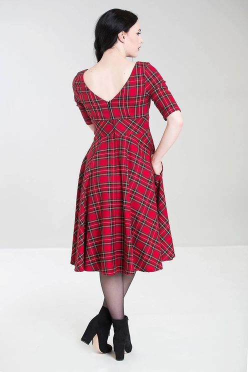 Irvine tartan fifties jurk - Babashope - 9