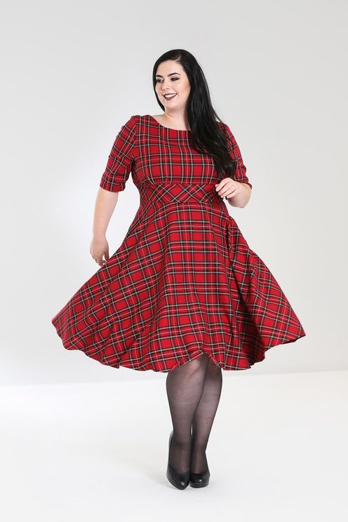 Irvine tartan fifties jurk - Babashope - 9