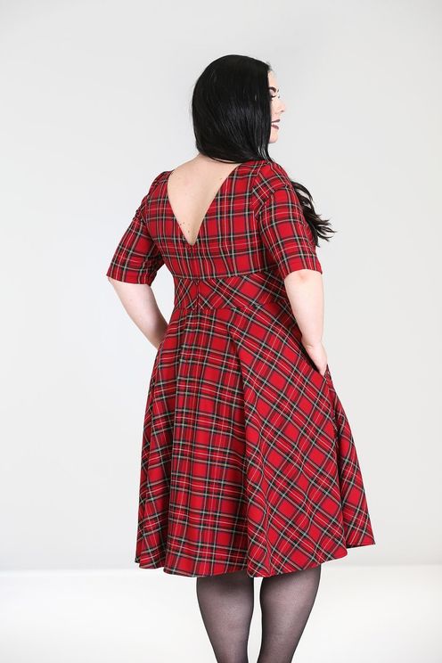 Irvine tartan 50's jurk - Babashope - 9