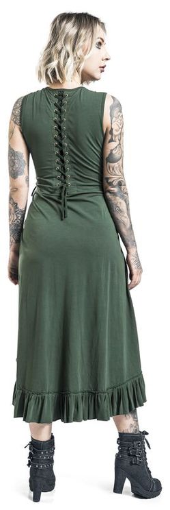 Vixxen Soleil dress groen - Babashope - 5
