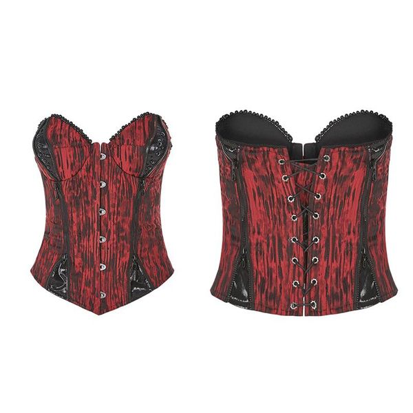 Goth mottled corset - Babashope - 7