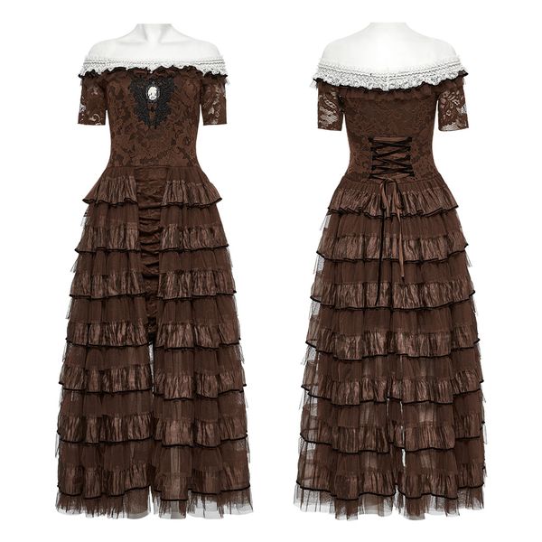 Punkrave WQ-754LQF Elegant steampunk dress - Babashope - 8