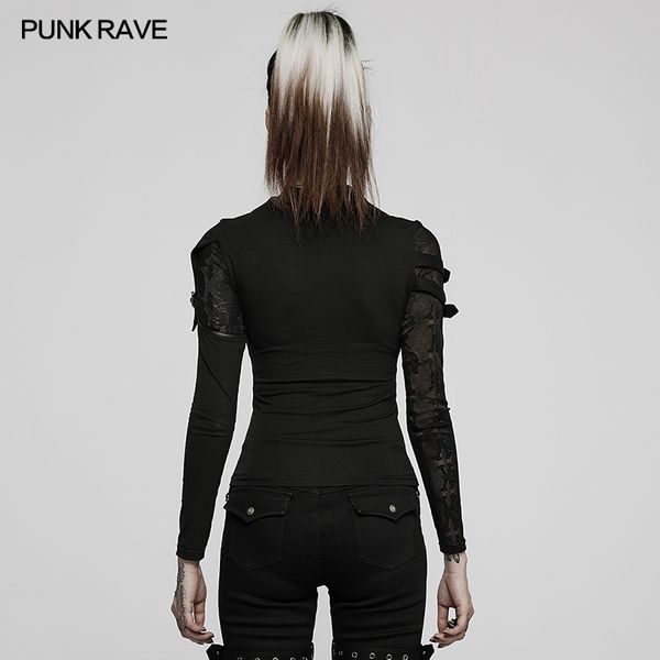Punk rave collar top - Babashope - 5