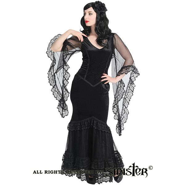 Sinister - Trapped – Long Gothic Dress - Babashope - 5