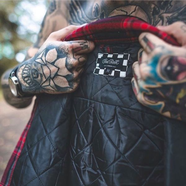 Flannel checked shirt heren (red) - Babashope - 9