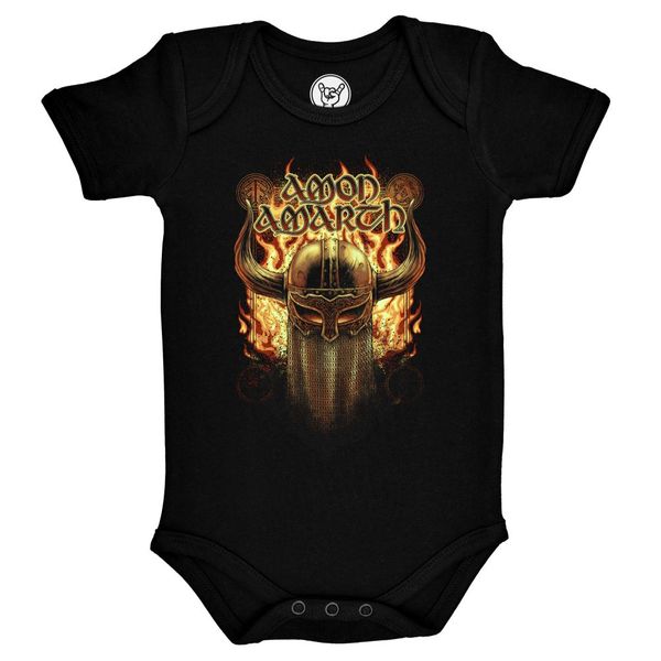 Amon amarth Helmet Baby romper - Babashope - 3