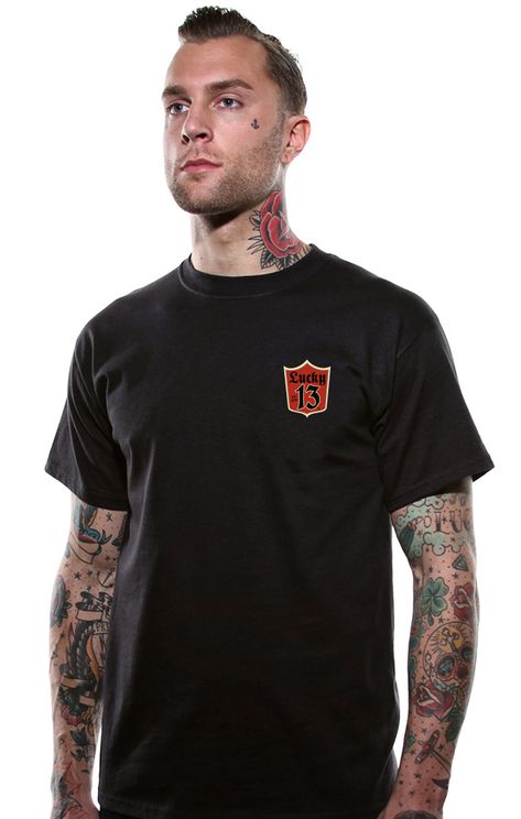 Lucky13 custom clean t shirt american apparel - Babashope - 3