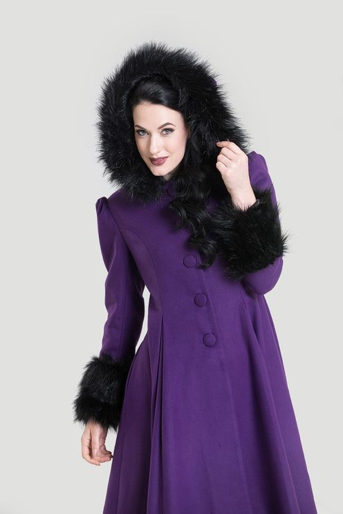 Elvira coat paars - Babashope - 4