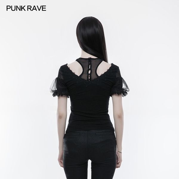Black Dahlia Gothic Top - Babashope - 5