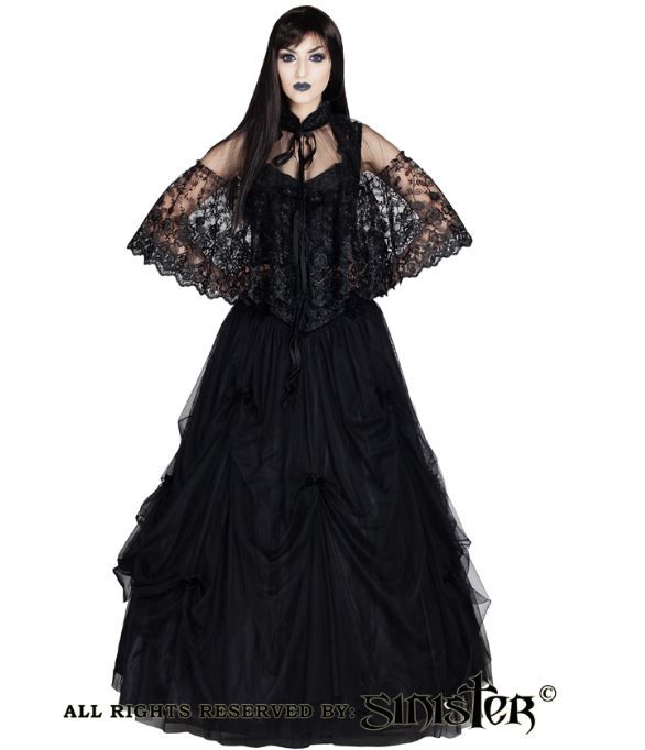 Sinister 954 Hestia gothic dress zwart sinister - Babashope - 4