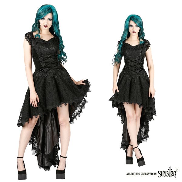 Melanie dress Zwart Sinister - Babashope - 4
