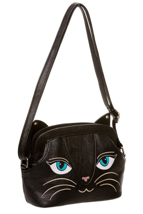 CAT BAG – BLACK VINYL - BANNED APPAREL - Babashope - 3