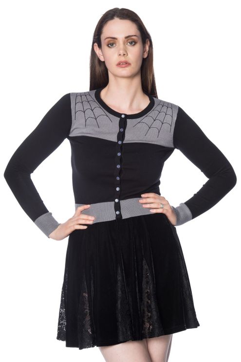 Tarantula web cardigan/vest - Babashope - 5