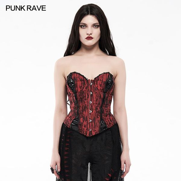 Goth mottled corset - Babashope - 7