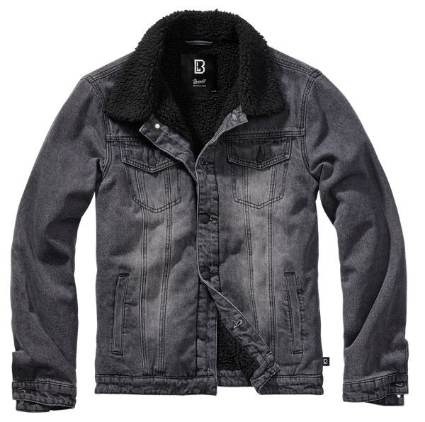 Sherpa Denim jacket (Blk) - Babashope - 5
