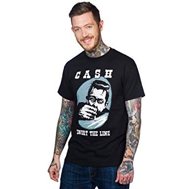 Johnny cash snort the line T-shirt - Babashope - 2