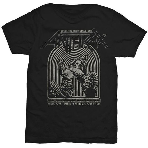 Anthrax Spreading the disease T-shirt - Babashope - 2