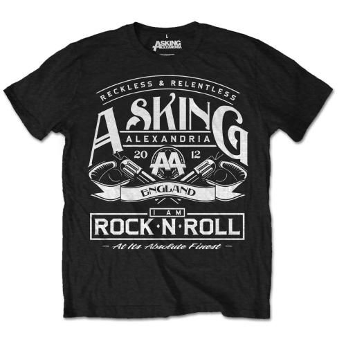 ASKING ALEXANDRIA UNISEX TEE: ROCK 'N ROLL - Babashope - 2