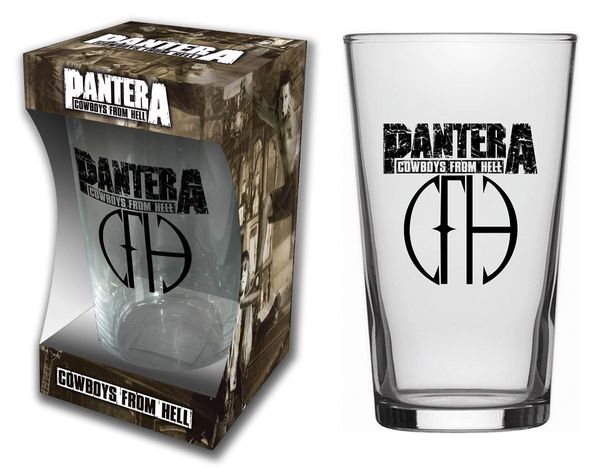 Pantera Cowboys from hell Beer glas - Babashope - 2