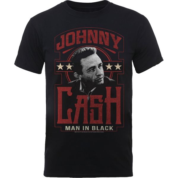 Johnny cash T-shirt men in black - Babashope - 2