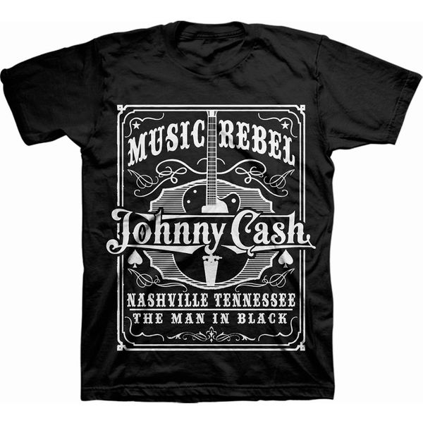 Johnny cash T-shirt Music rebel - Babashope - 2