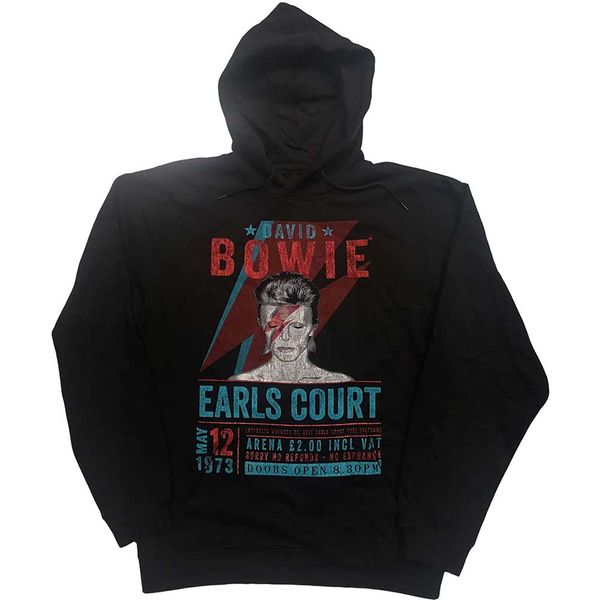 David bowie earls court '73' (eco-friendly) hooded sweater - Babashope - 2