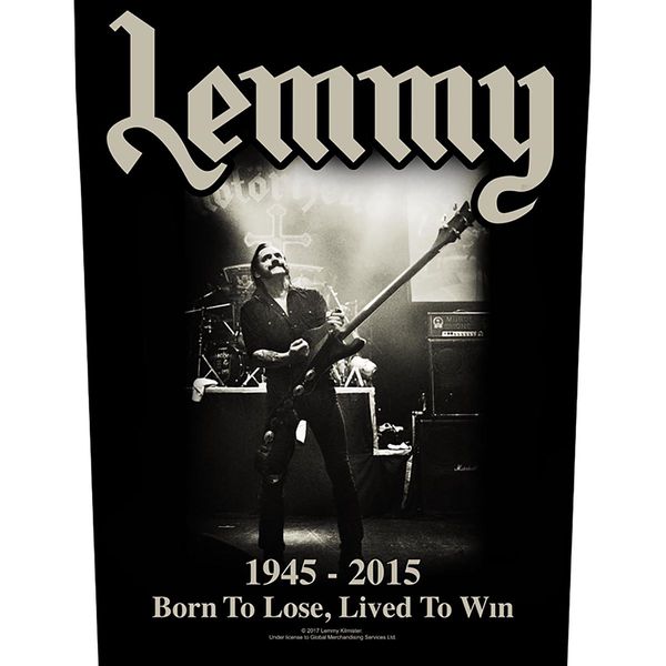 Motorhead lemmy Lived to win Back patch - Babashope - 2