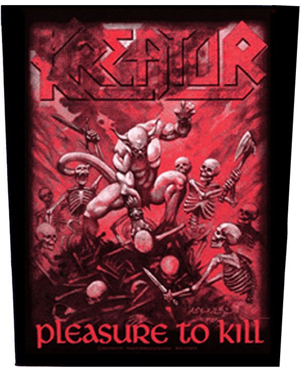 Kreator Backpatch Pleasure To Kill - Babashope - 2