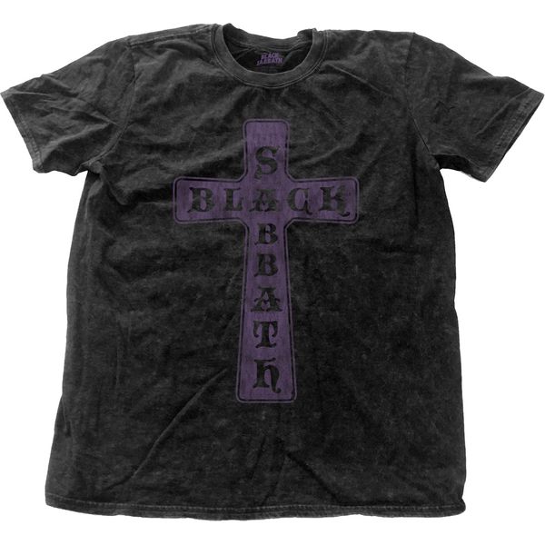 Black sabbath Vintage cross girl t-shirt - Babashope - 2