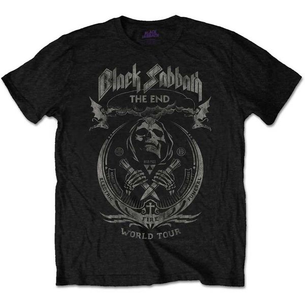Black Sabbath The end mushroom cloud (Distressed) T-shirt - Babashope - 2