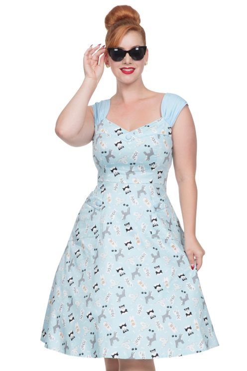 Aubrey dog print dress Voodoo vixen - Babashope - 6