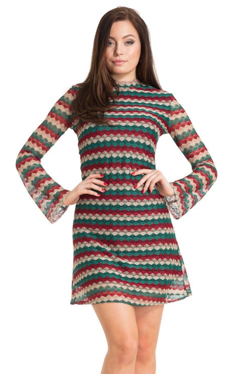 Edie 60's stripe dress - Babashope - 5